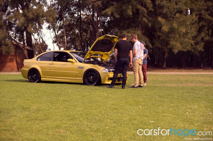 BMW M3 at Fuel 4 Charity